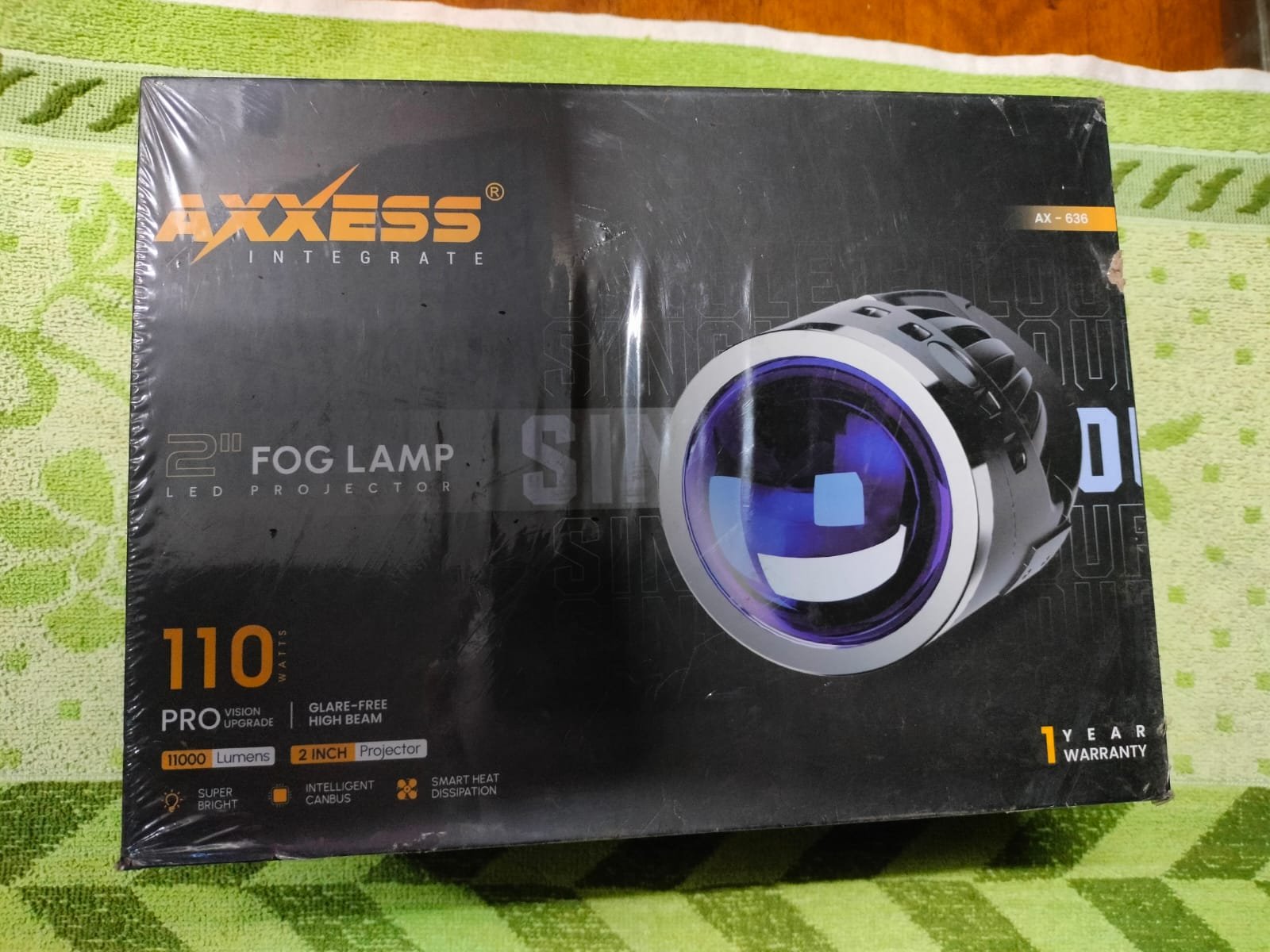 IMG-20260401-WA0023 Axxess Integrate AX-636(110w) 2-inch Tri-Colour LED Projector Fog Lamp. - Image 1
